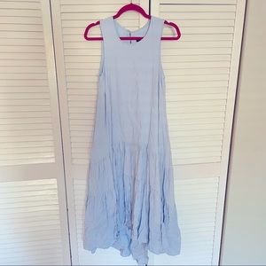 Anthropologie ruffle midi dress